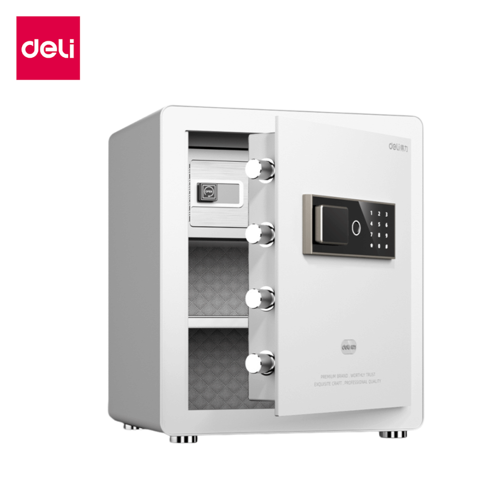 ตู้เซฟนิรภัย DELI AE801-WH-01 สีขาว